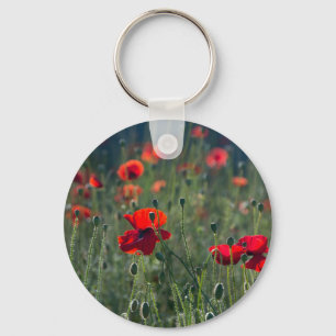 Poppies Key Ring