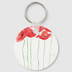 Poppies Key Ring