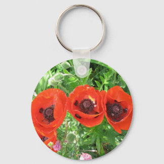 Poppies/keyring Key Ring