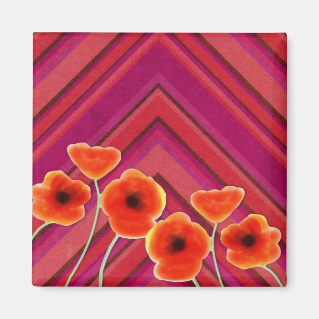 Poppies Magnet (Front)