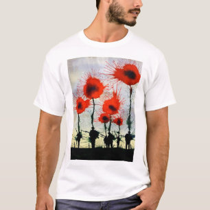 Poppies Men's Tee Shirt