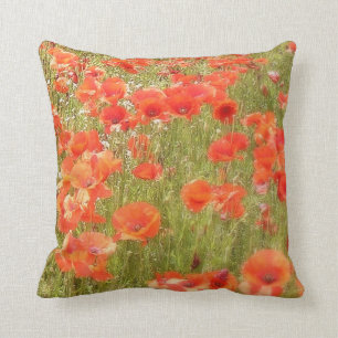 POPPIES MONET STYLE CUSHION