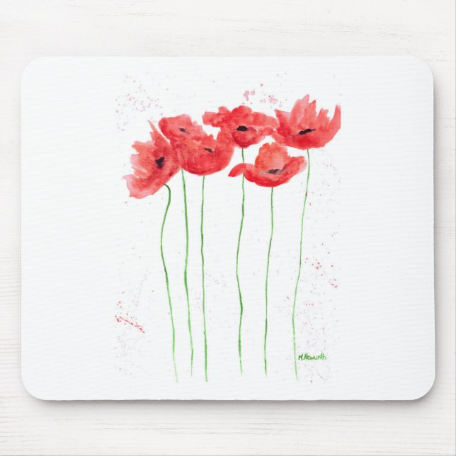 Poppies Mouse Mat (Front)