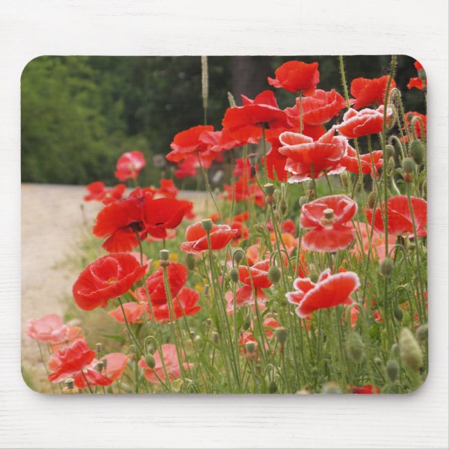 poppies mousepad (Front)