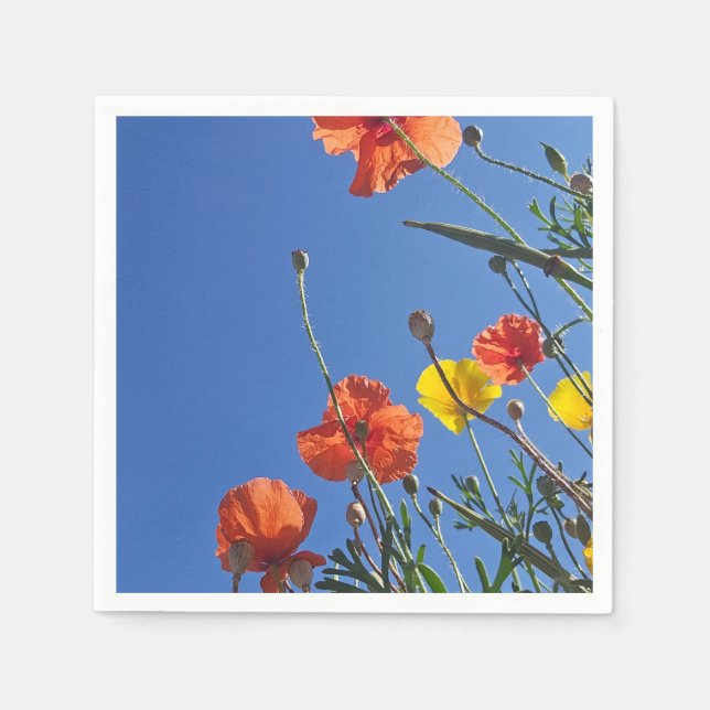 Poppies Napkin (Front)