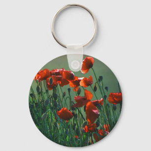 Poppies No. 3 Keyring