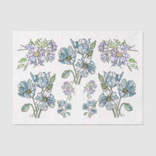 Poppies & Peonies - Decoupage Tissue Paper