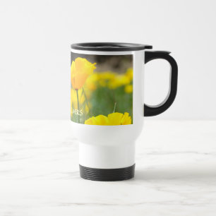 POPPIES POPPY Flowers COFFEE MUG TRAVEL MUGS Cups
