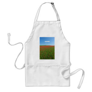 Poppies remember standard apron
