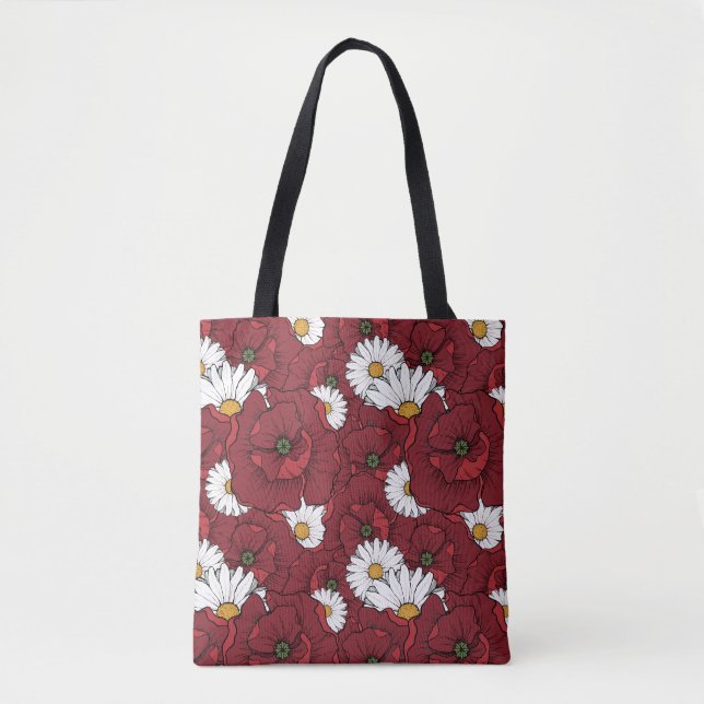 Poppies Tote Bag (Front)
