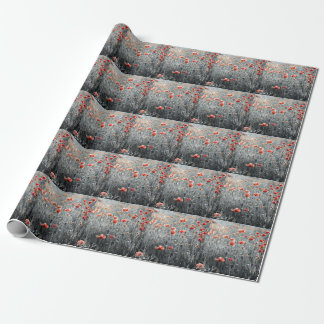 Poppies: Wildflower Rustic Charm. Wrapping Paper