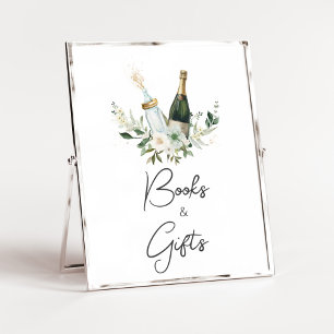 Poppin' Baby Bottles Baby Shower Books and Gifts Poster