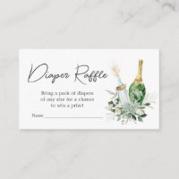 Poppin' Bottles Baby Shower Diaper Raffle
