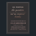 POPPIN' BOTTLES // BACHELORETTE PARTY invitation<br><div class="desc"></div>