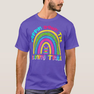 Poppin Down The Bunny Trail Cute Rabbit Pop It Rai T-Shirt