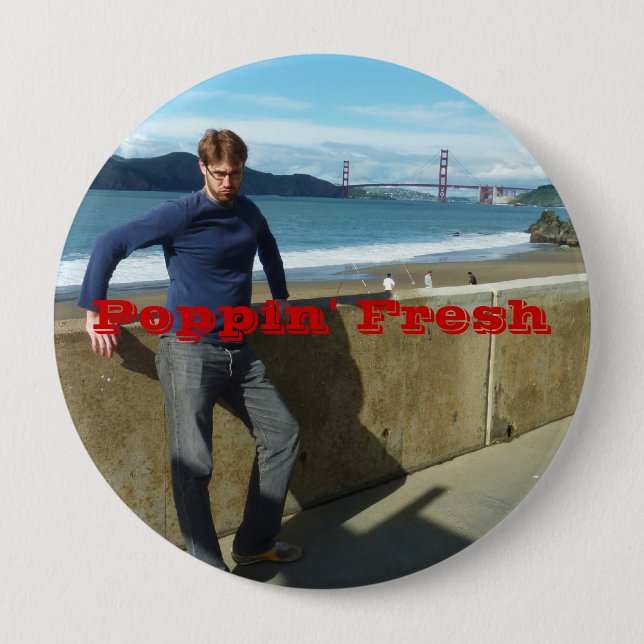 Poppin' Fresh 10 Cm Round Badge (Front)