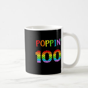 Poppin My Way Through 100 Days Of School Coffee Mug