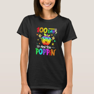 Poppin My Way Through 100 Days of School Kids 100t T-Shirt