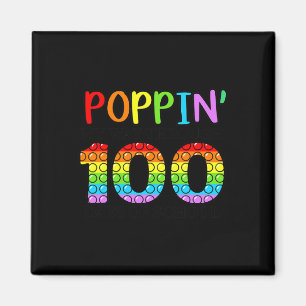 Poppin My Way Through 100 Days Of School Magnet