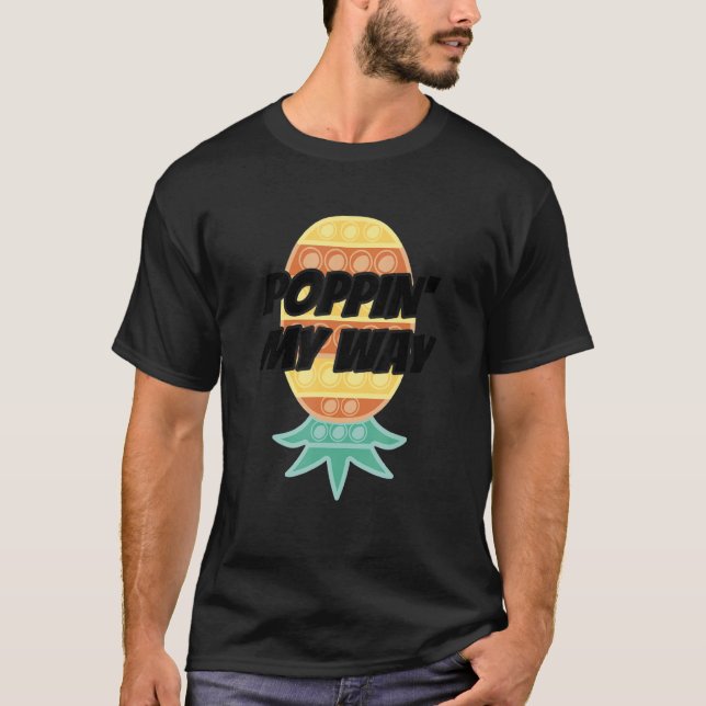 Poppin' My Way upside down Pineapple Swingers 2 T-Shirt (Front)