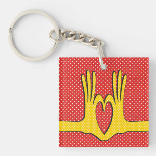 Poppin' Polka Dots Keychain