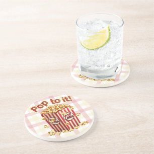 Poppin' with Style - "Pop to it!" Coaster