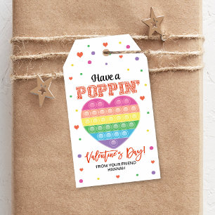 Popping Gift Tags, Classroom Valentine's Tag