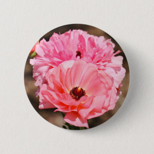 Popping in Pink  6 Cm Round Badge