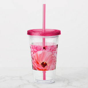 Popping in Pink Acrylic Tumbler