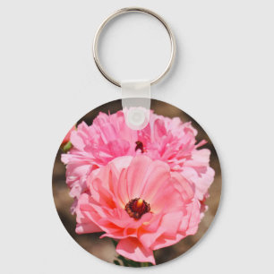 Popping in Pink Key Ring