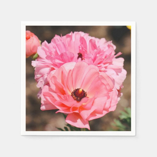 Popping in Pink  Napkin (Front)