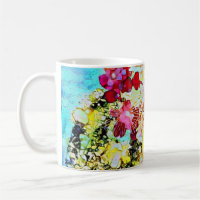 Popping Petals ! Fine art blank greeting card
