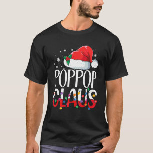 PopPop Claus Matching Family Christmas Pyjamas Xma T-Shirt