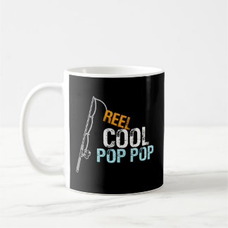Poppop From Granddaughter Grandson Reel Pop Pop Coffee Mug