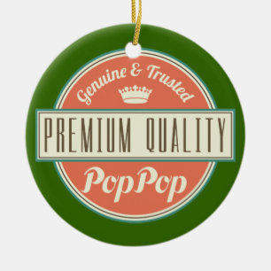 Poppop (Funny) Gift Ceramic Tree Decoration