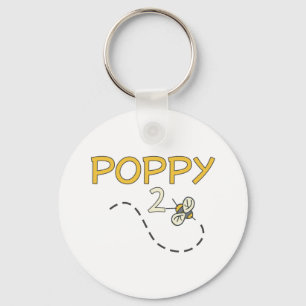 Poppy 2 Bee Key Ring