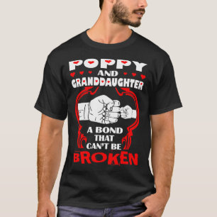 Poppy And Granddaughter Bond That Cant Be Broken T-Shirt