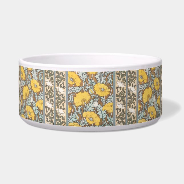 poppy art illustration yellow flower (Front)