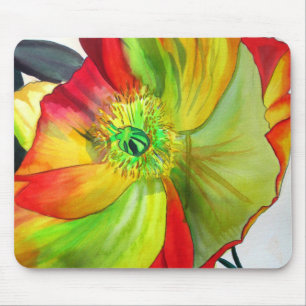 Poppy Art macro poppy Mouse Mat