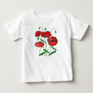 Poppy Baby T-Shirt Painting