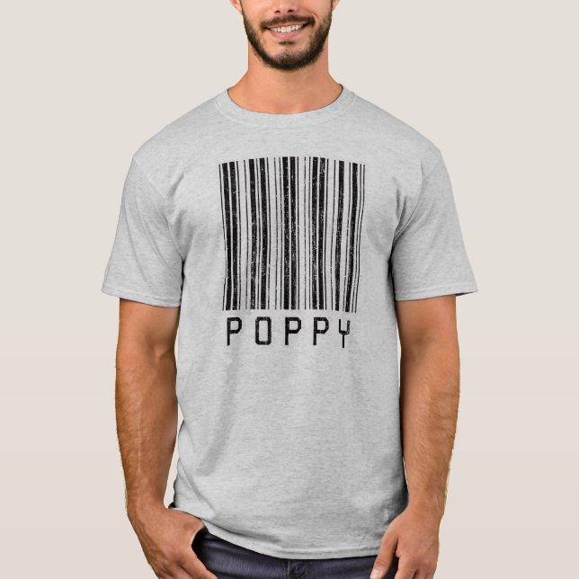 Poppy Barcode T-Shirt (Front)