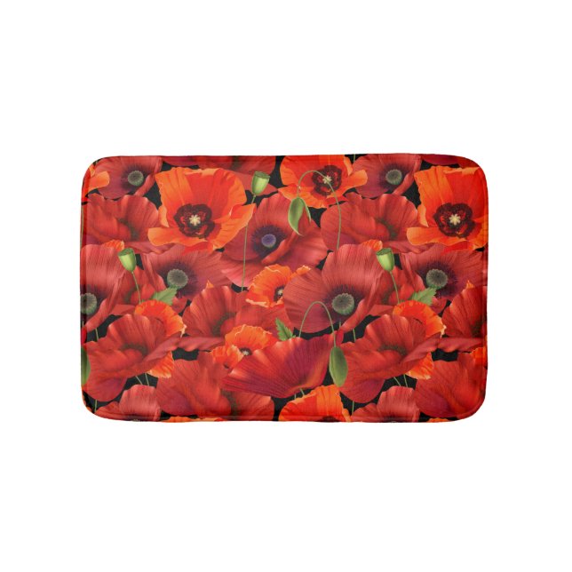 Poppy Bath Mat (Front)
