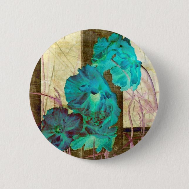 Poppy Beautiful 6 Cm Round Badge (Front)