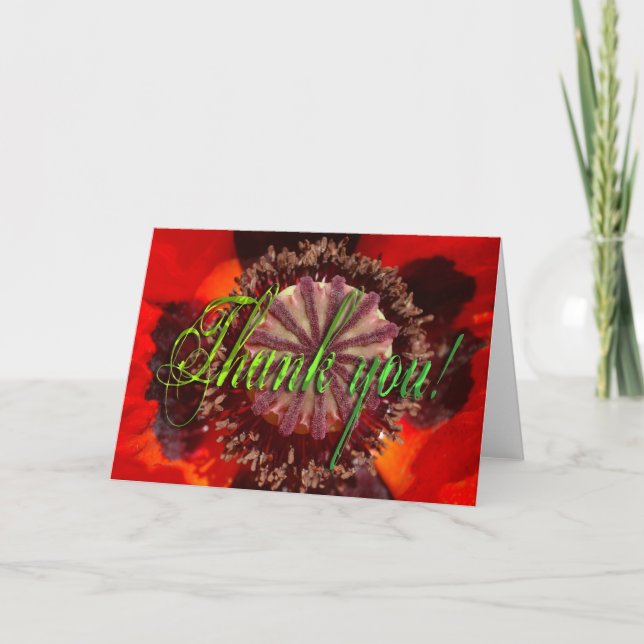 Poppy Blossom - Thank You (Front)
