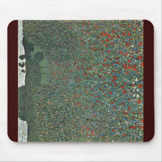 Poppy By Klimt Gustav Mouse Mat