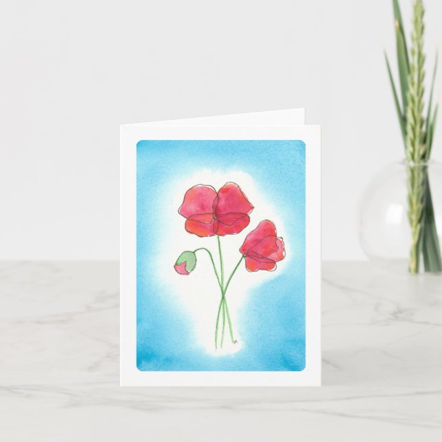Poppy Card (Front)