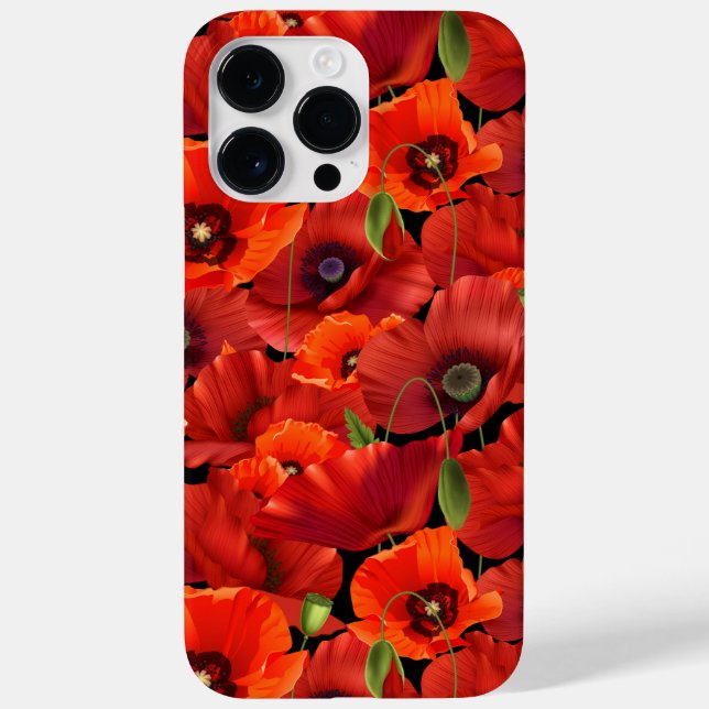 Poppy Case-Mate iPhone Case (Back)