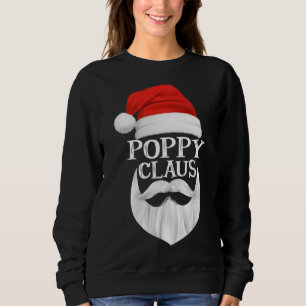 Poppy Claus Santa Family Matching Christmas Pajama Sweatshirt