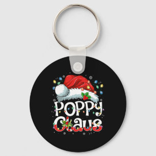 Poppy Claus Xmas Santa Matching Family Christmas P Key Ring
