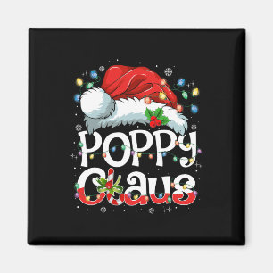 Poppy Claus Xmas Santa Matching Family Christmas P Magnet